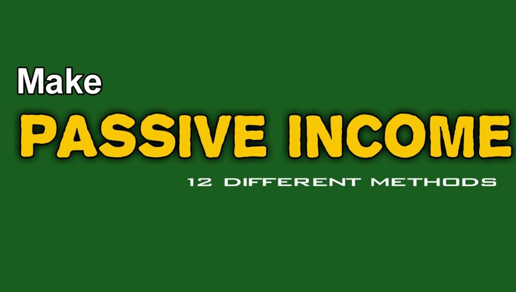 passive income
